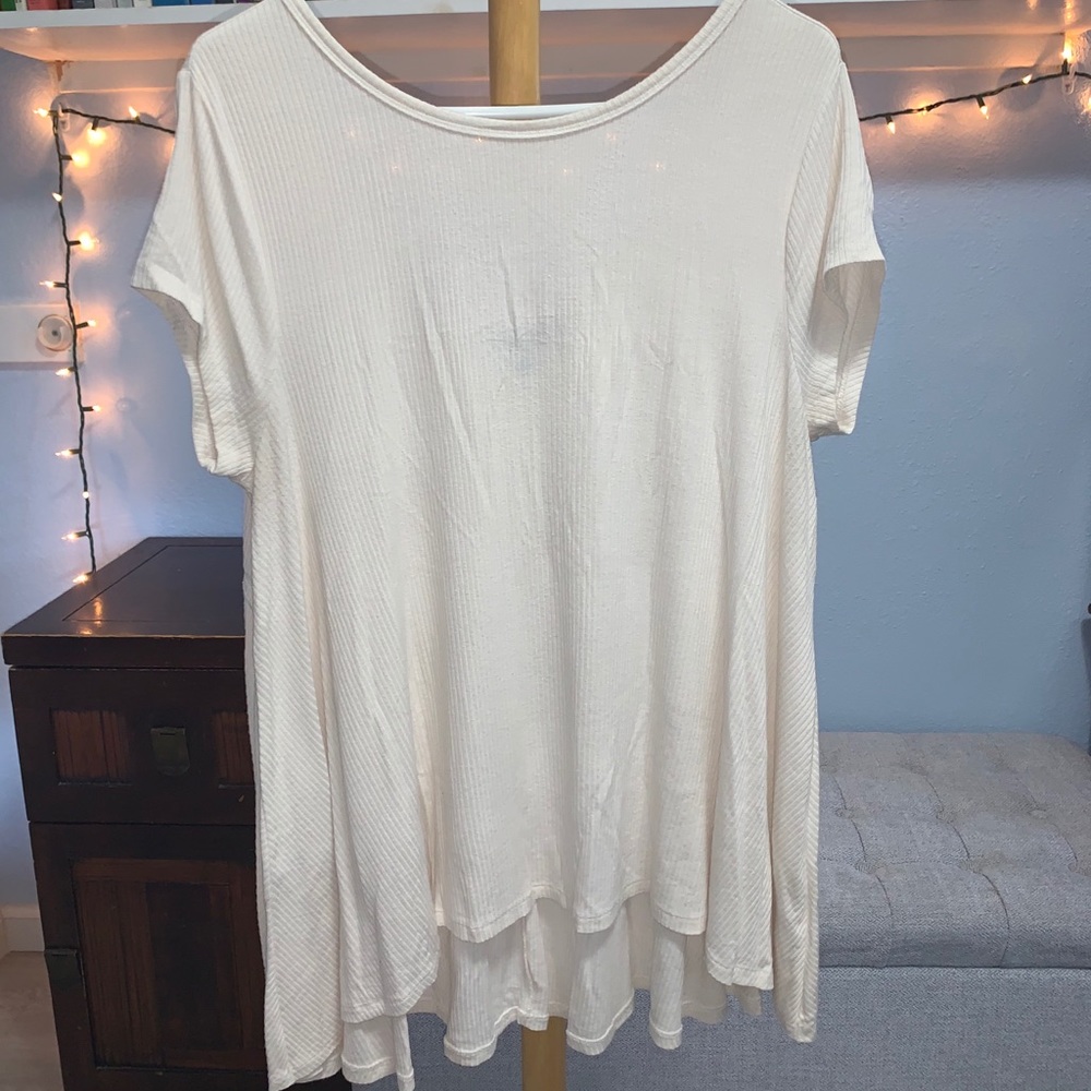 White Flowing Shirt